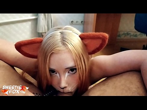 ❤️ Kitsune loro dick na kụkọba n'ọnụ ya ❤️❌ Anal video ❤